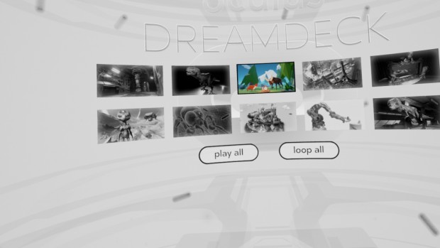 Oculus Dreamdeck auf dem prim&auml;ren Monitor (Screenshot: Golem.de)