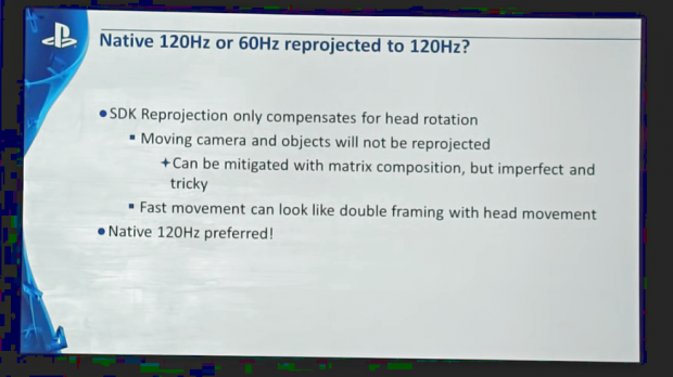 Async Reprojection beim Playstation VR (Bild: Sony)