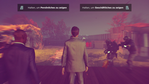 Gelegentlich dürfen wir einen von zwei Wegen auswählen. (Screenshot: Golem.de)