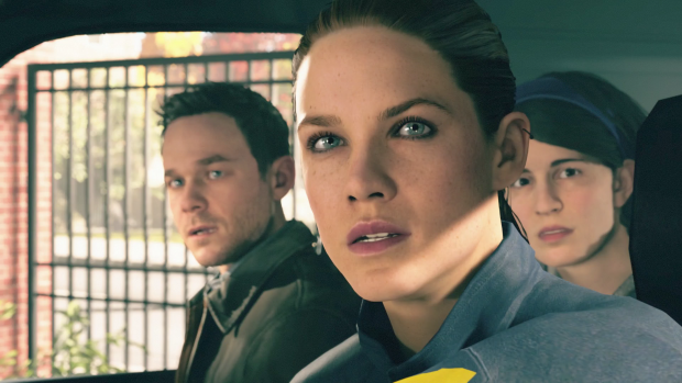 Jack begegnet immer wieder ausgesucht hübschen Wissenschaftlerinnen und Studentinnen. (Screenshot: Golem.de)