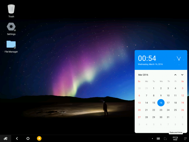 ... eine Uhr samt Kalender und ...
