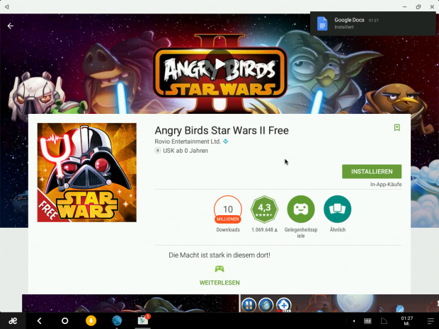 Zuerst sollten die wichtigsten Spiele installiert werden. (Screenshot: J&ouml;rg Thoma)