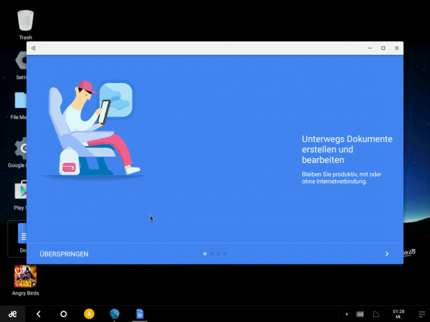 Wer stattdessen arbeiten will, kann die entsprechenden Anwendungen aus dem Play Store installieren und nutzen. (Screenshot: J&ouml;rg Thoma)