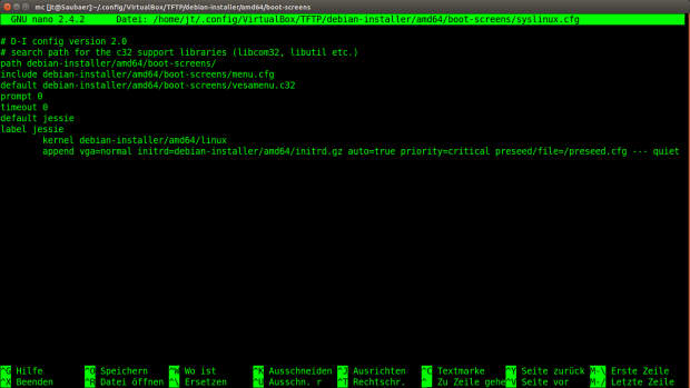 Dazu muss auch das Bootmen&uuml; angepasst werden. (Screenshot: J&ouml;rg Thoma)