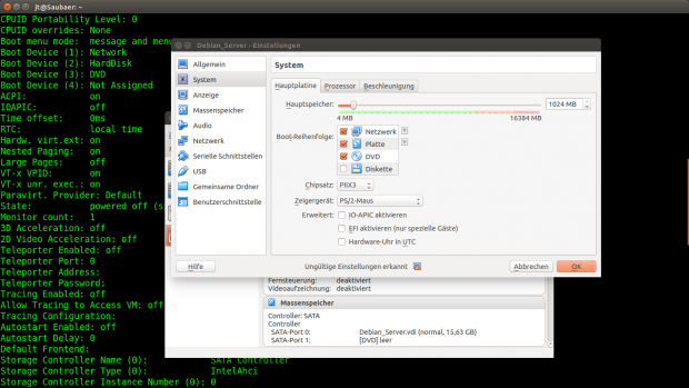 Auch die Startreihenfolge l&auml;sst sich per Befehlseingabe &auml;ndern. (Screenshot: J&ouml;rg Thoma)