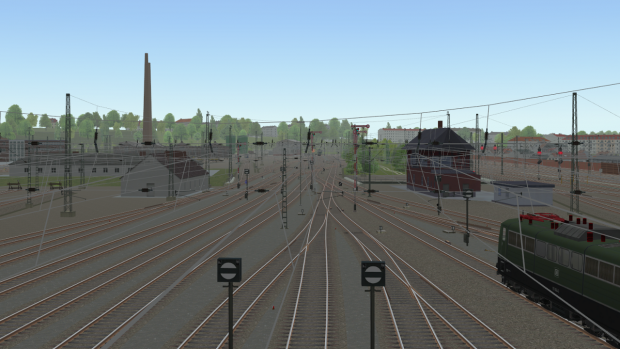 Hier ist gut zu sehen, dass Zusi 3 unterschiedliche Signalgenerationen unterstützt. (Screenshot: Zusi Bahnsimulatoren)