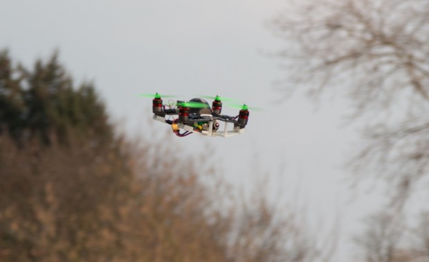Die Arrow Drone 200 im Flug (Foto: Werner Pluta/Golem.de)