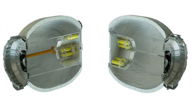 Das Modul wird auf der ISS getestet. Halten seine weichen W&auml;nde Kleinmeteoriten stand? (Bild: Bigelow Aerospace)