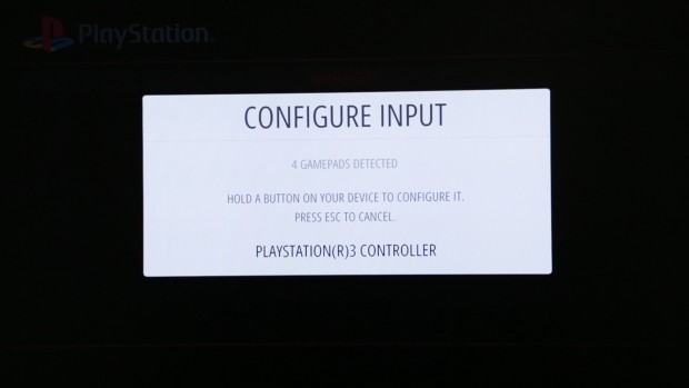 Der PS3-Controller ist per Bluetooth angeschlossen. (Foto: Martin Wolf/Golem.de)