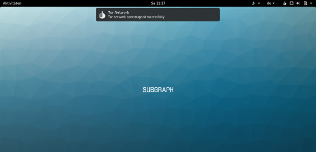 Der gesamte Betriebssystemtraffic l&auml;uft &uuml;ber Tor - noch. (Screenshot: Golem.de)