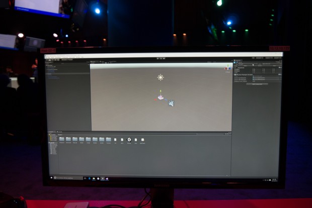 Mit der Unity-Engine ... (Foto: Andreas Sebayang/Golem.de)
