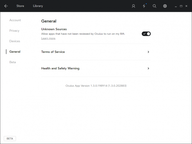Der kleine Haken symbolisiert die Aktivierung. (Screenshot: Marc Sauter/Golem.de)
