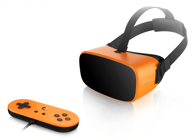 Neo-Headset samt Gamepad (Bild: Pico)