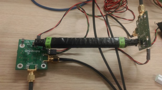 Szintillator-Prototyp (Foto: Cosmic Pi)