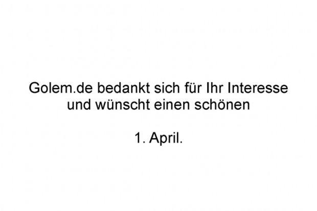 (Screenshot: Golem.de)