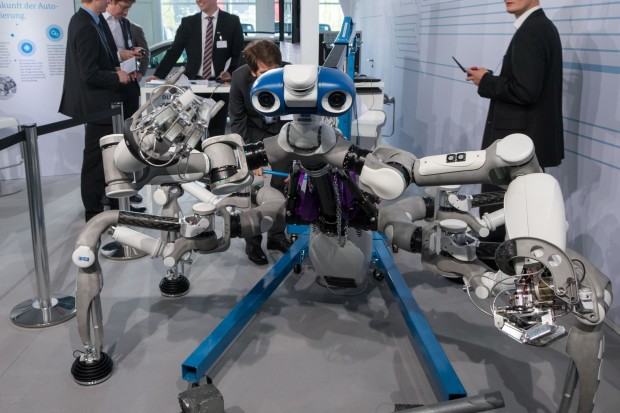 Der Roboter ist f&uuml;r Erkundungseins&auml;tze gedacht. (Foto: Werner Pluta/Golem.de)