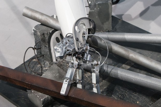 ... mit denen Mantis beispielsweise Tr&uuml;mmer r&auml;umen kann. (Foto: Werner Pluta/Golem.de)