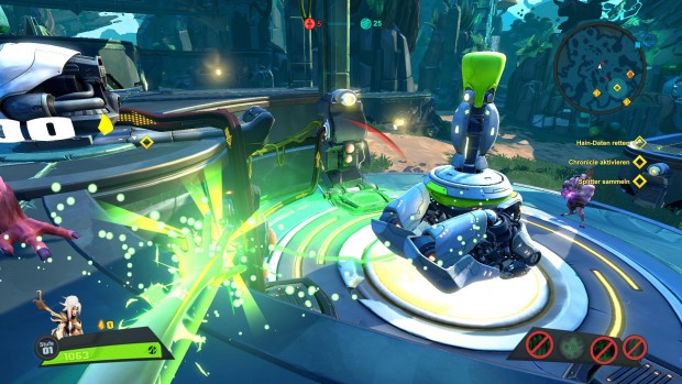 Effekte, Zauber und die Welt sind allesamt ziemlich bunt. (Screenshot: Golem.de)