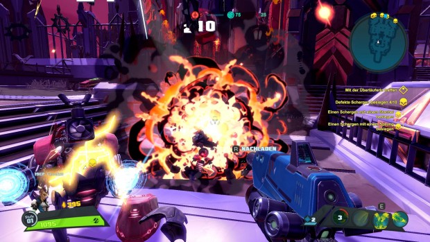 Teils geht es in den Umgebungen etwas unübersichtlich zu. (Screenshot: Golem.de)