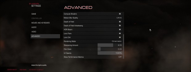 Erweitertes Grafikmenü von Doom (Screenshot: Marc Sauter/Golem.de)