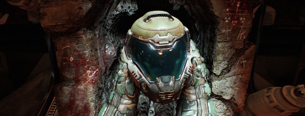 Doom in 21:9 mit Nightmare-Settings (Screenshot: Marc Sauter/Golem.de)