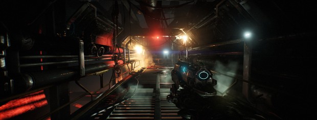 Doom in 21:9 mit Nightmare-Settings (Screenshot: Marc Sauter/Golem.de)