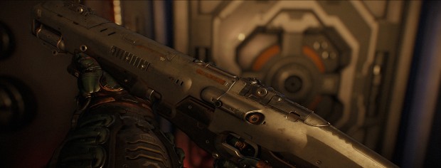 Doom in 21:9 mit Nightmare-Settings (Screenshot: Marc Sauter/Golem.de)