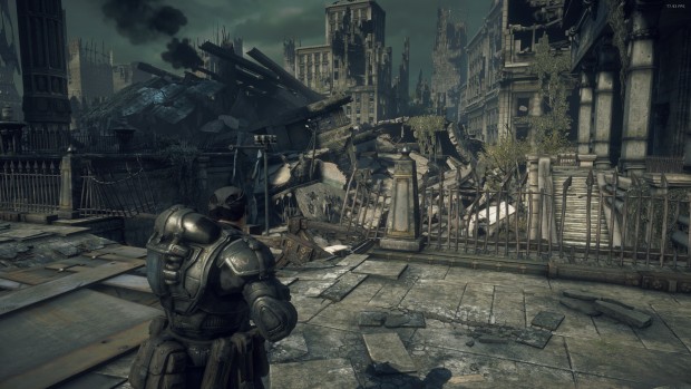 Gears of War ohne Fps-Lock (Screenshot: Marc Sauter/Golem.de)