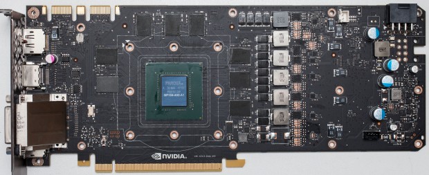 Platine der Geforce GTX 1080 (Bild: Techpowerup)
