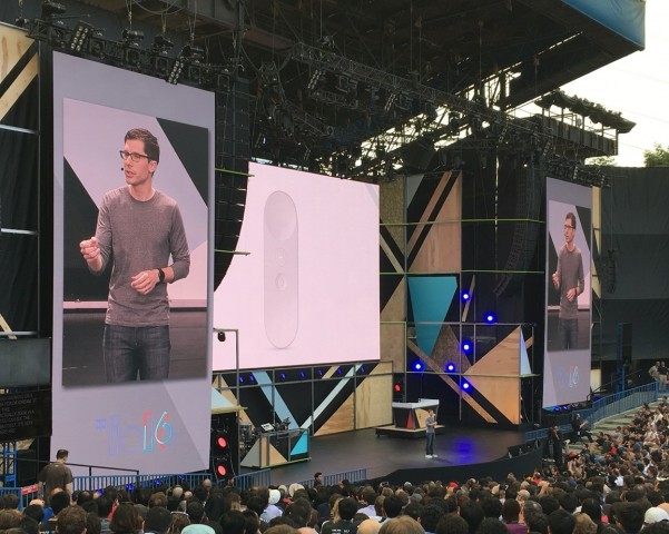 Konkrete Hardware hat Google noch nicht vorgestellt, sondern nur Referenzdesigns. Hier das Design des Controllers. (Bild: Tobias Költzsch/Golem.de)