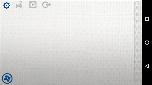 Das Smartphone als virtuelles Mauspad ... (Screenshot: Golem.de)