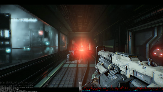 Doom streamt der Compute Stick einwandfrei. (Screenshot: Golem.de)