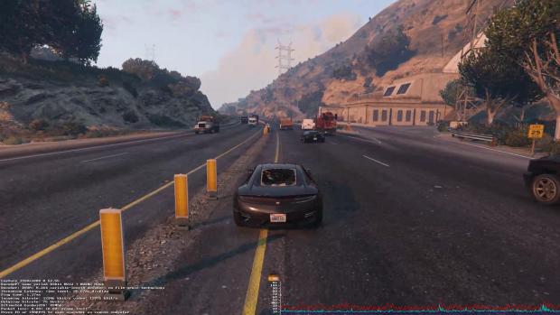 Bei GTA 5 klappt 1080p60 nicht immer. (Screenshot: Golem.de)