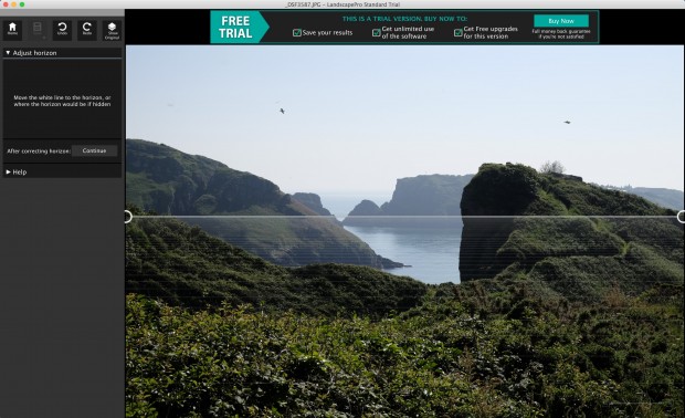 Bildbearbeitung mit  LandscapePro (Bild: Andreas Donath)