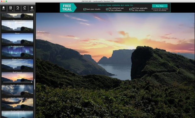 Bildbearbeitung mit  LandscapePro (Bild: Andreas Donath)