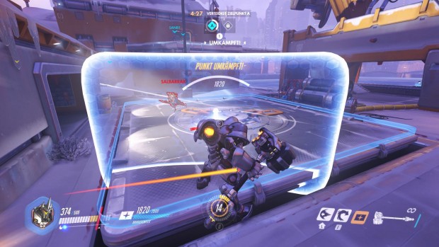 Nur mit Mühe und Not gelingt es uns, eine Stellung zu besetzen. (Screenshot: Golem.de)