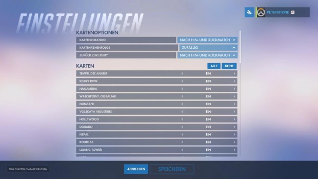 Bei eigenen Spielen gibt es vielfältige Konfigurationsoptionen. (Screenshot: Golem.de)