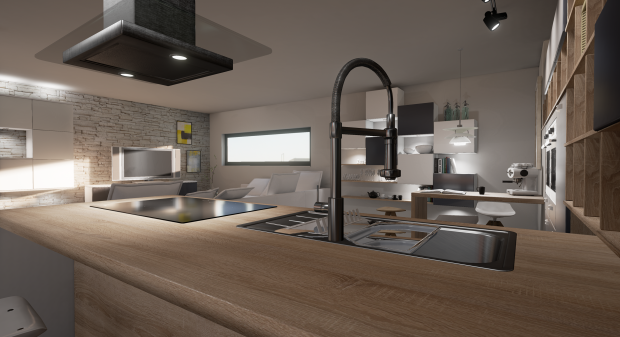 VR-Küche #2 (Bild: Innoactive)