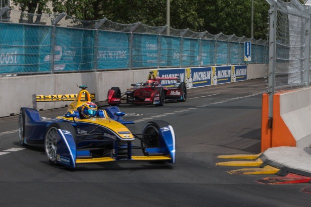 Am Ende triumphierte der Schweizer S&eacute;bastien Buemi im Renault E-Dams. (Foto: Werner Pluta/Golem.de)