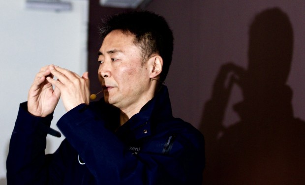 Kazunori Yamauchi stellt Gran Turismo Sport vor. (Foto: Michael Wieczorek/Golem.de)