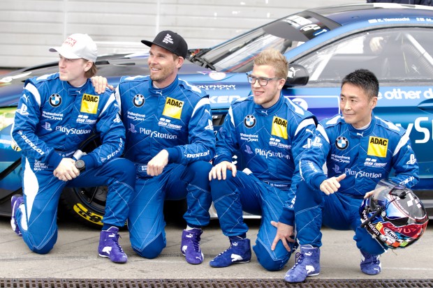 Kazunori Yamauchi (rechts) mit dem Rest vom Team Walkenhorst Motorsport (Foto: Michael Wieczorek/Golem.de)