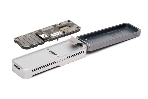 In dem Durchflussmodul sitzt die Membran mit den Nanoporen. (Bild: Oxford Nanopore)