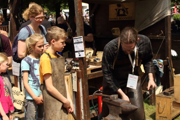 Es ging auch häufiger handfester zur Sache. (Foto: Alexander Merz/Golem.de)
