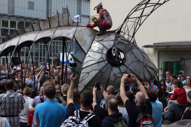 Bei manchen Projekten ging es vom Basteln ... (Foto: Alexander Merz/Golem.de)