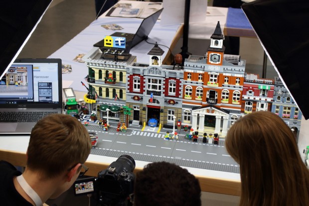 Wer wollte, drehte seinen eigenen Lego-Film. (Foto: Alexander Merz/Golem.de)