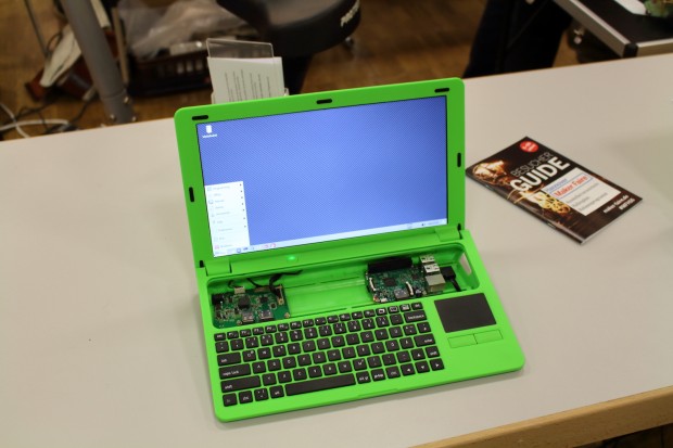 Der Pi-Top zog die Aufmerksamkeit auf sich. (Foto: Alexander Merz/Golem.de)