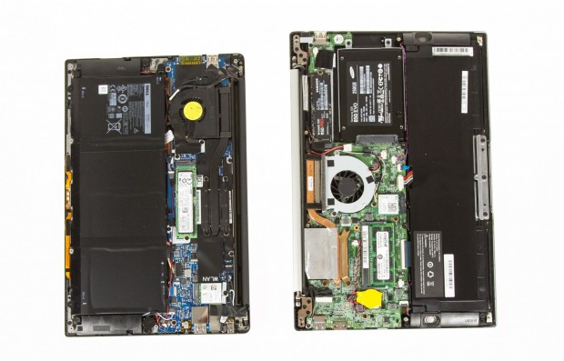 Auch im Inneren gleicht das Gerät der Windows-Version, lediglich der WLAN-Chipsatz wurde ausgetauscht. (Bild: Martin Wolf/Golem.de)