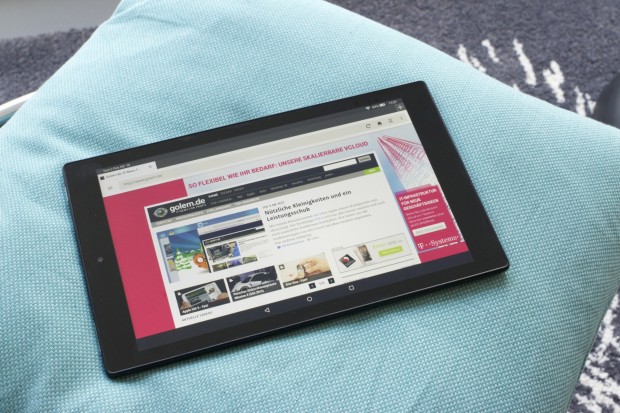Das Fire HD 10 von Amazon (Bild: Michael Wieczorek/Golem.de)