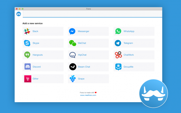 Der Startscreen von Franz (Screenshot: Golem.de)
