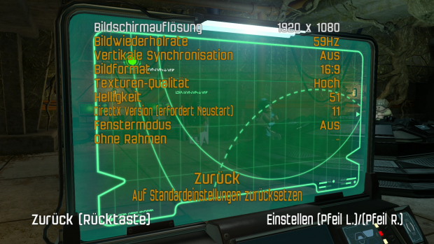 Besonders viel Auswahl bei den Grafikoptonen... (Screenshot: Golem.de)